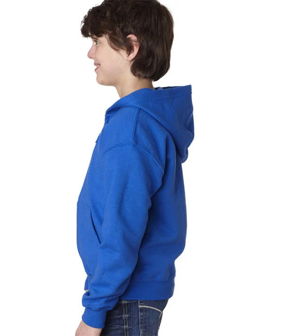 18600B - Gildan Heavy Blend™ Youth Full-Zip Hooded Sweatshirt