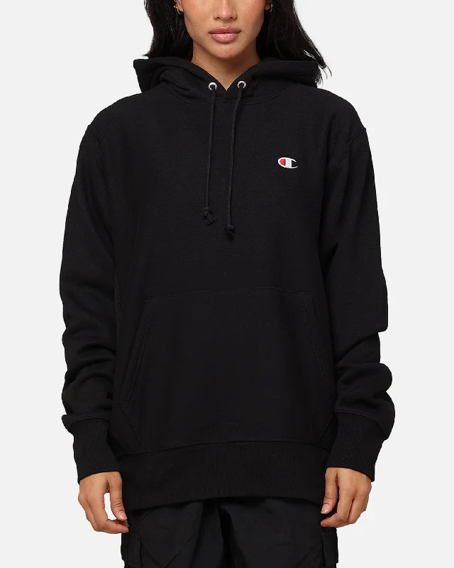 Champion Reverse Weave Small C Hoodie Black