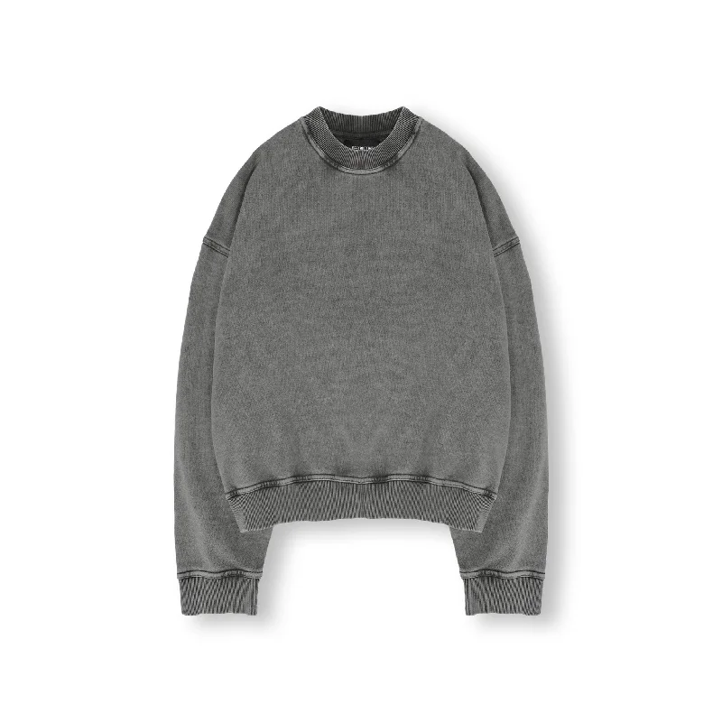 Cropped Sweatshirt - Vintage Grey