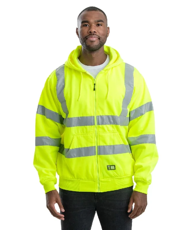 Hi Vis Class 3 Thermal-Lined Hooded Sweatshirt