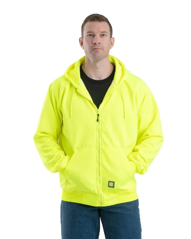 Hi Vis Thermal-Lined Hooded Sweatshirt