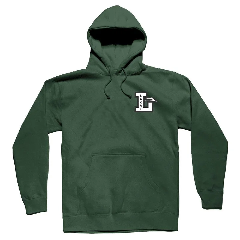 Lakai Letterman Pullover Hoodie - Alpine Green