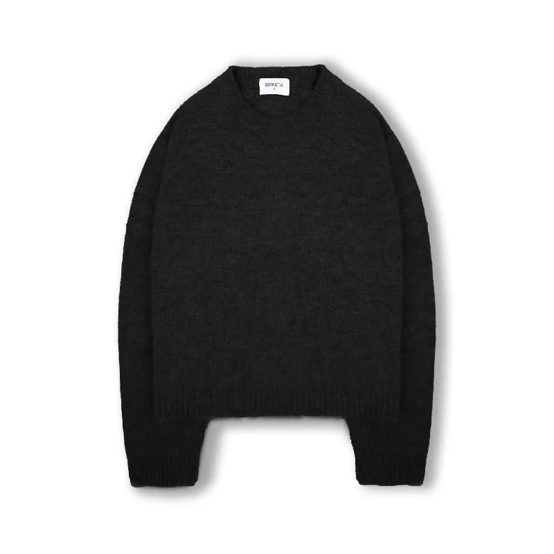 Mohair Sweatshirt - Black