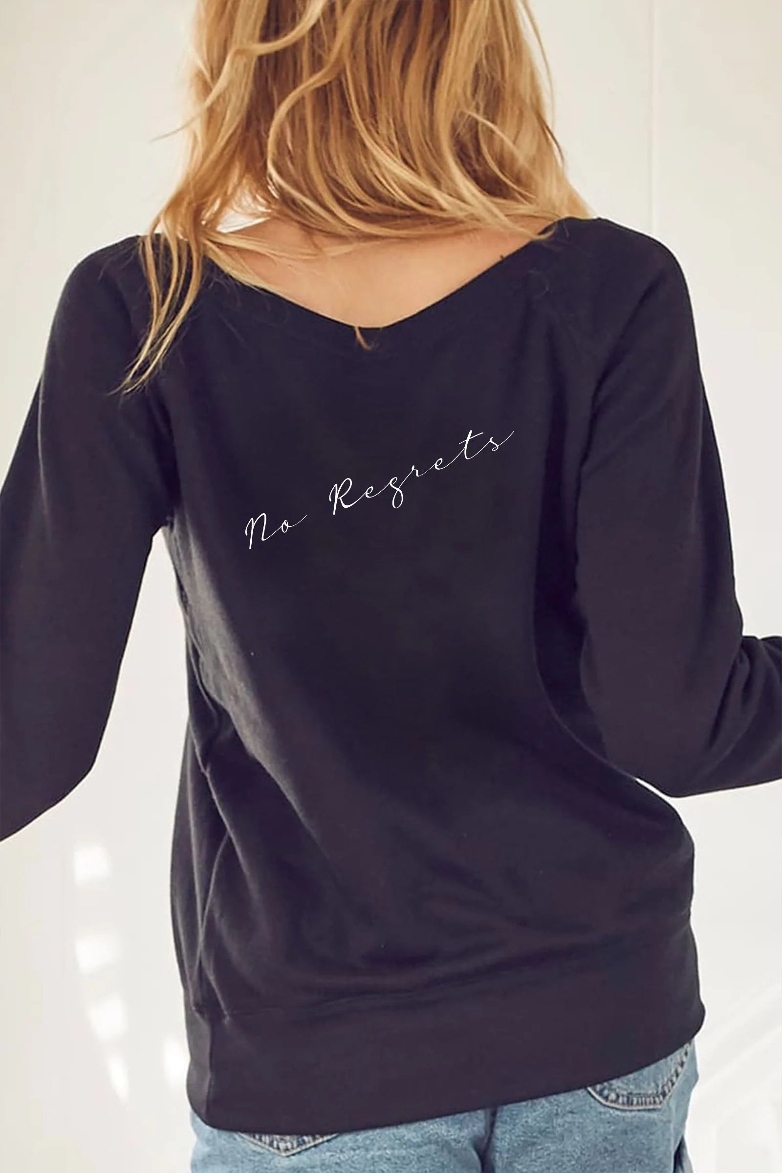 "No Regrets" Old Style Pullover