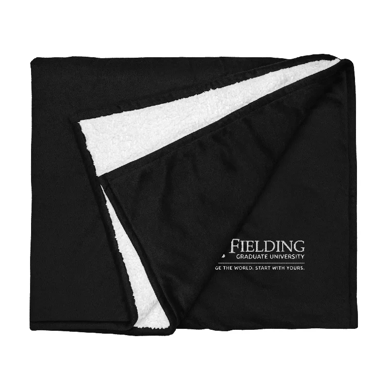 Premium Sherpa Blanket | Embroidered Fielding Logo