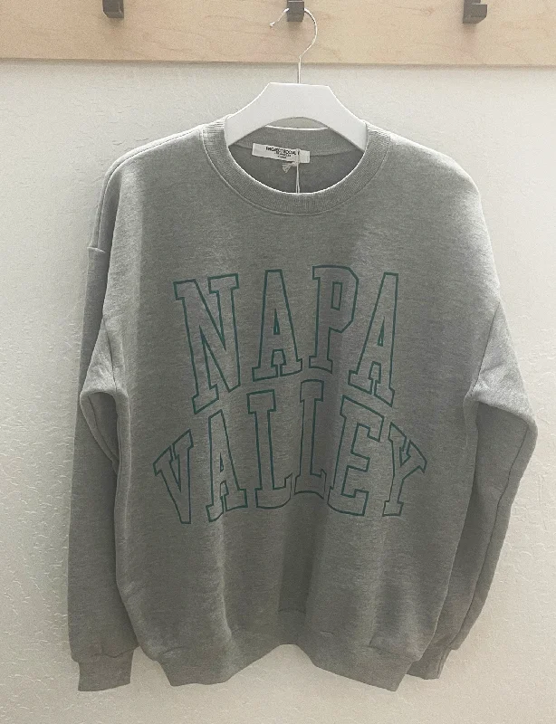 Napa Valley Sweatshirt, Heather Grey