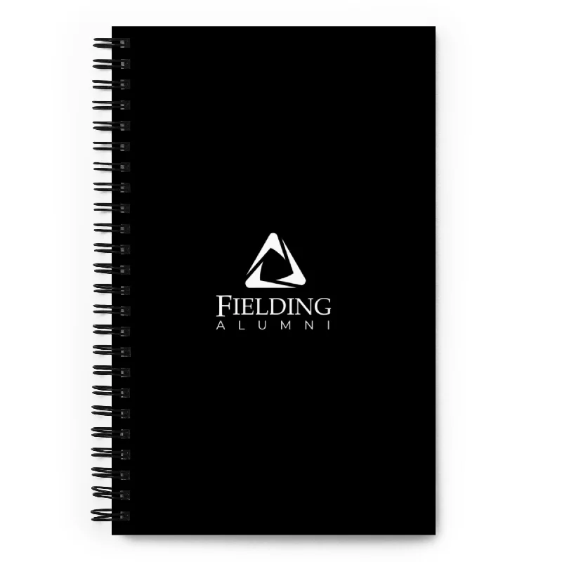 Spiral Notebook - Black | Alumni Logo