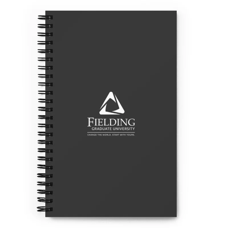 Spiral Notebook - Dark Grey | Fielding Logo