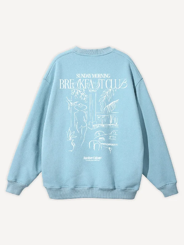 Sunday Breakfast Oversized Sweatshirt