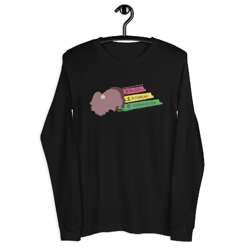 Unisex Long Sleeve T-Shirt | Black Student Association Logo