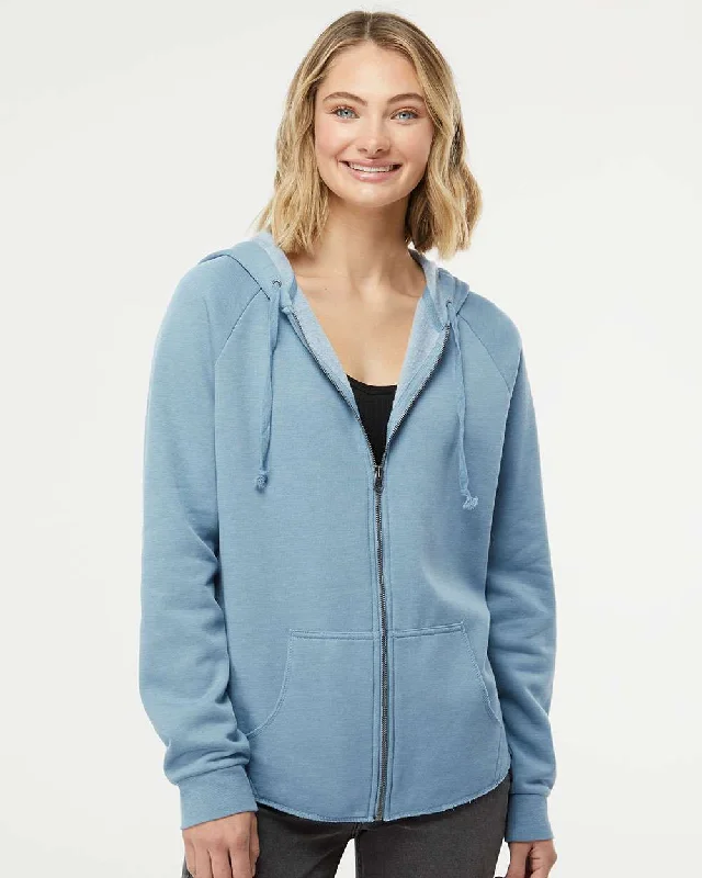 Women's California Wave Wash Full-Zip Hooded Sweatshirt