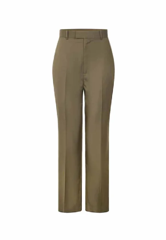 Brooke Tailored Single-Pleat Pant