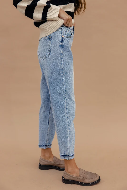 Sacha High Rise Mom Jeans