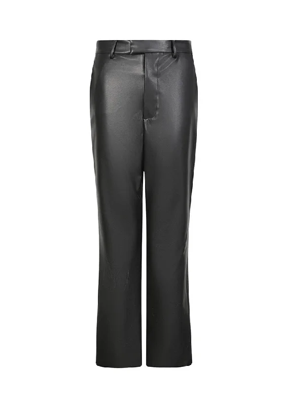 Vegan Leather Trousers